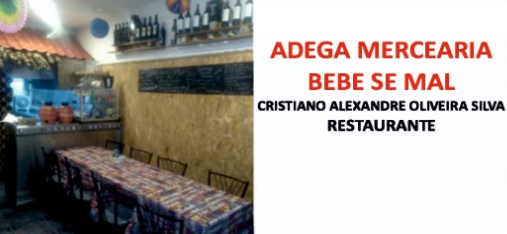 Adega Mercearia " Bebe se Mal " Cristiano Oliveira Silva - Restaurante