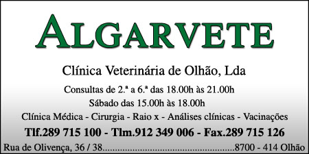 Algarvete - Clínica Veterinária de Olhão, Lda.
