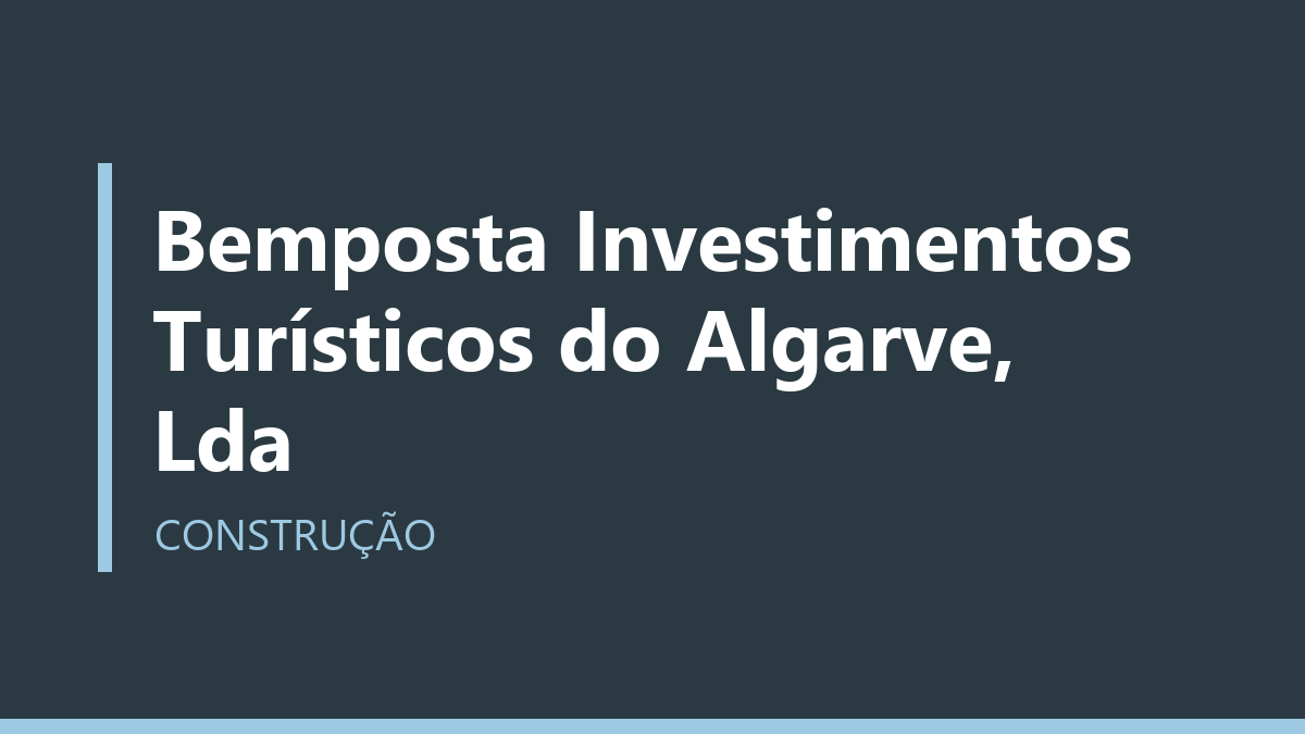 Bemposta Investimentos Turísticos do Algarve, Lda