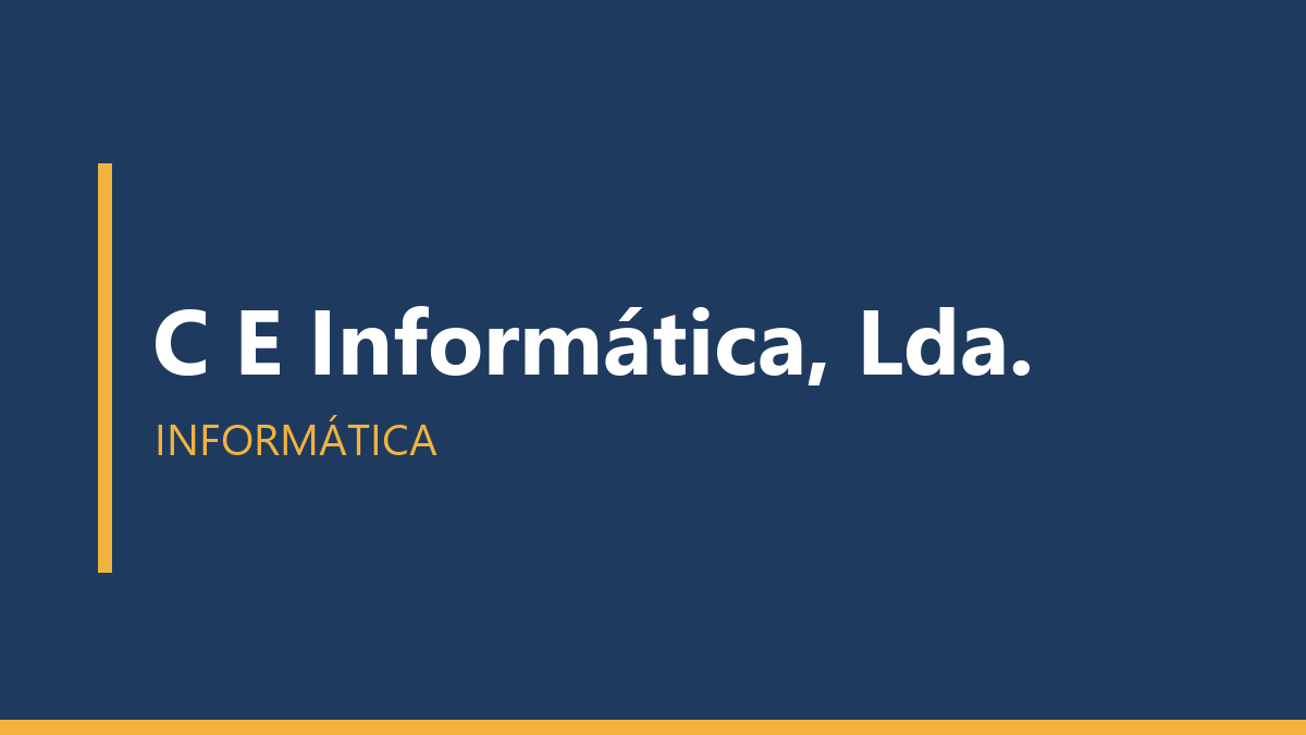 C E Informática, Lda.