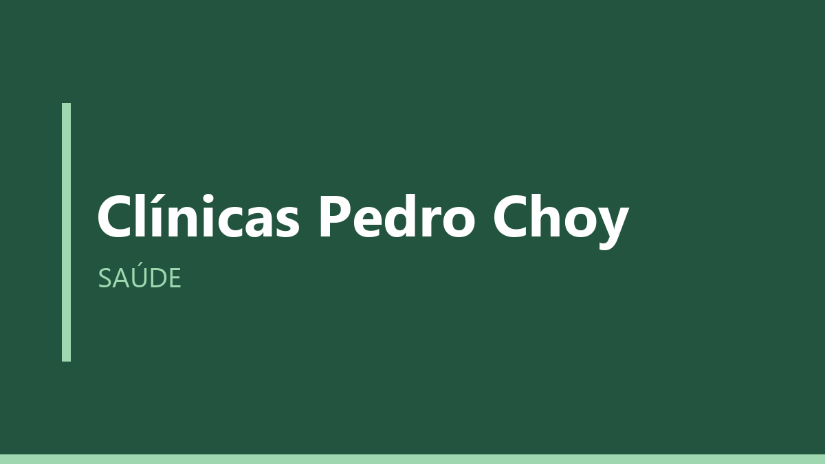 Clínicas Pedro Choy