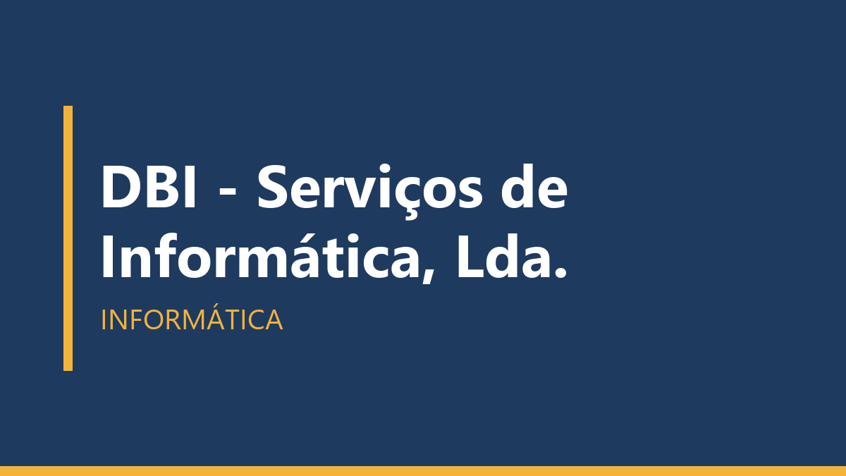 DBI - Serviços de Informática, Lda.