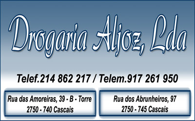 Drogaria Aljoz, Lda. Voltar ao Indíce