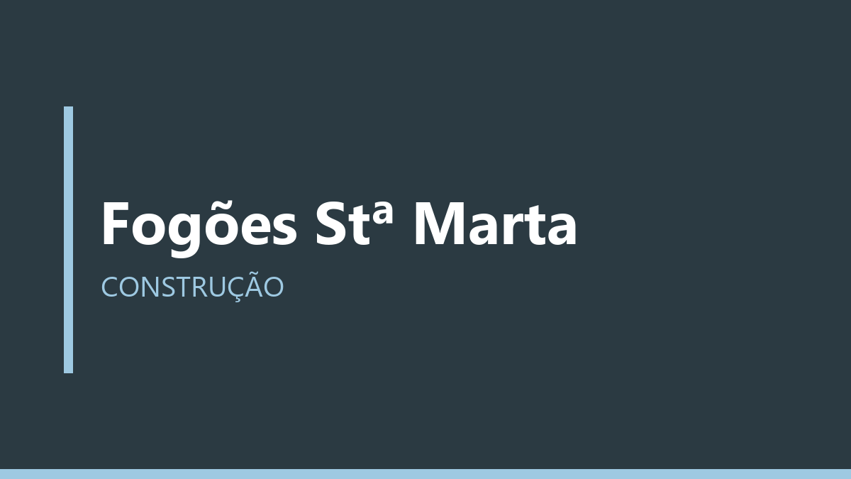 Fogões Stª Marta