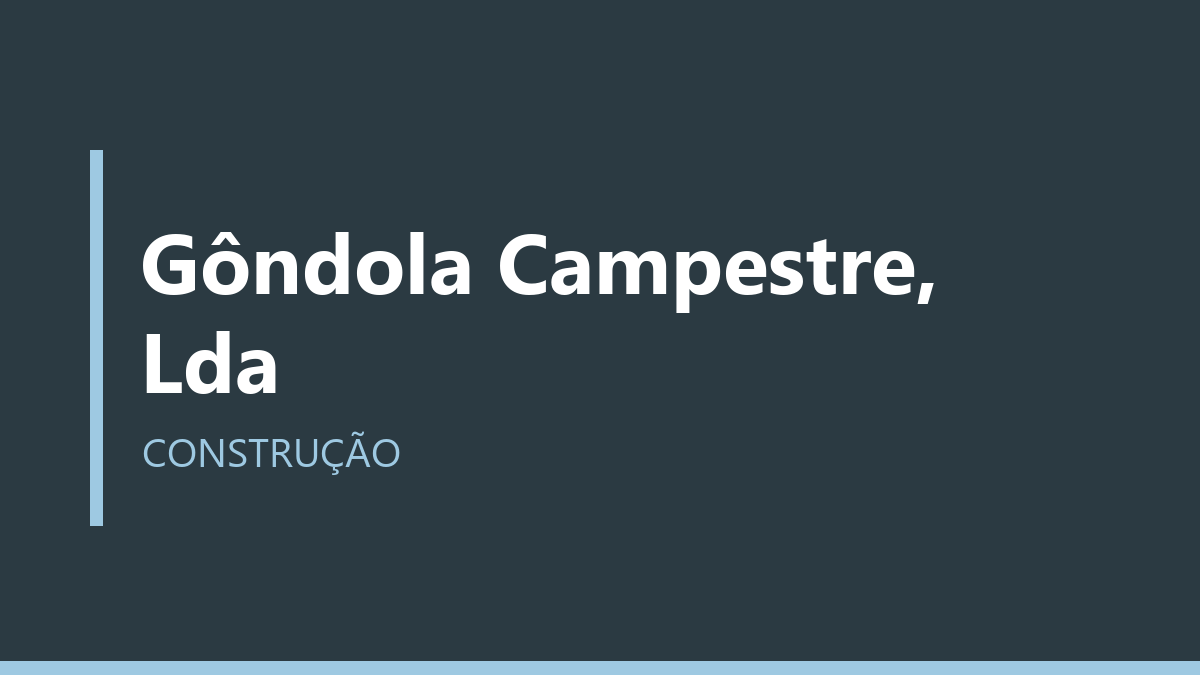 Gôndola Campestre, Lda