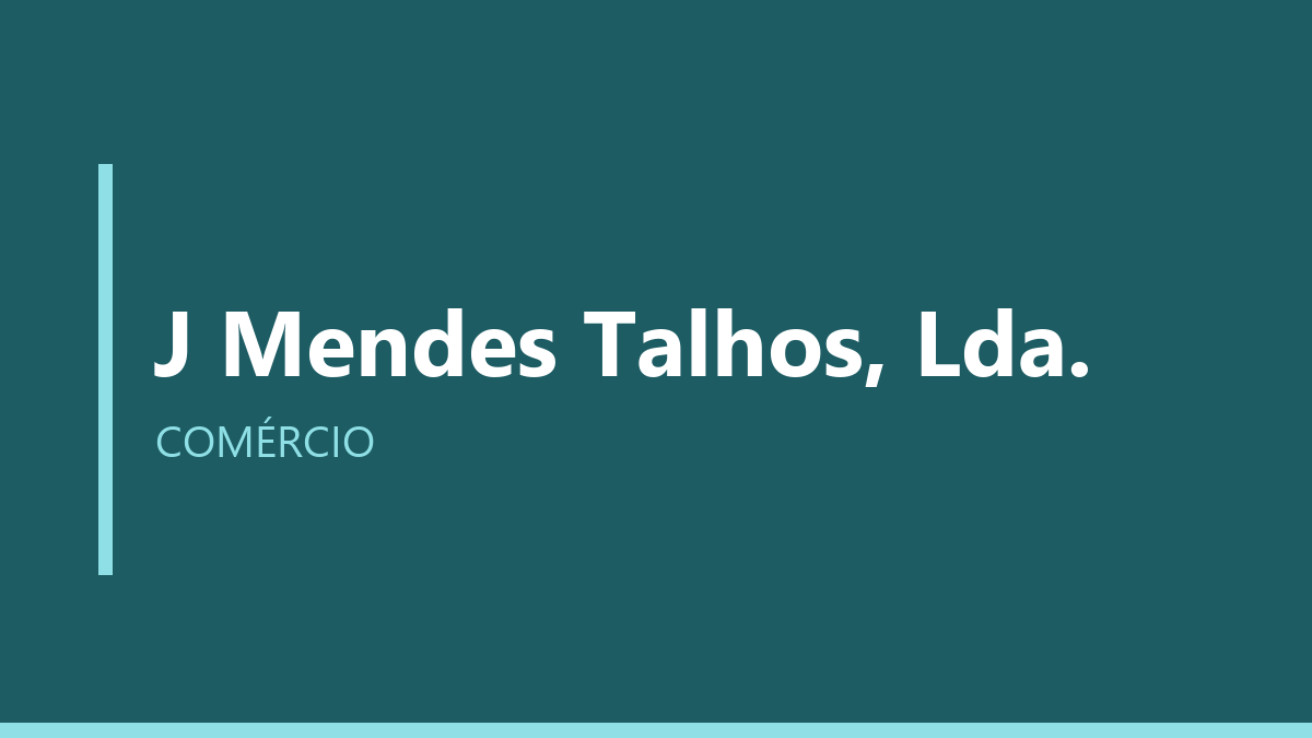 J Mendes Talhos, Lda.