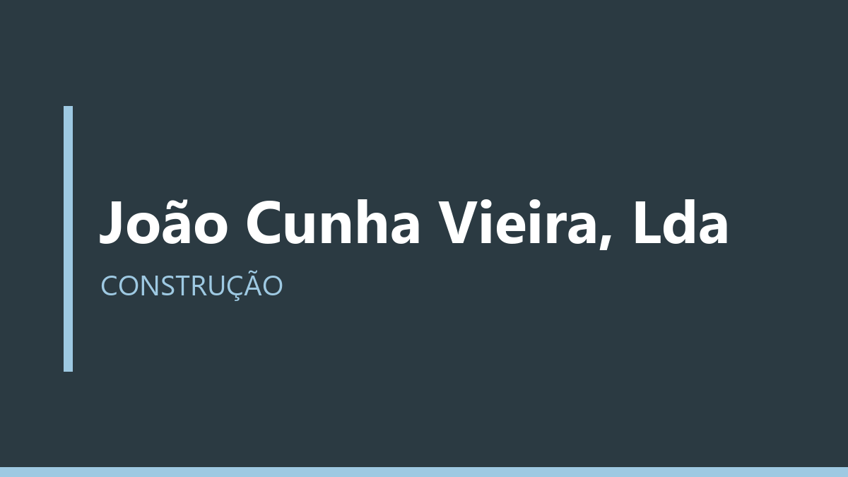 João Cunha Vieira, Lda
