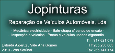 Jopinturas Reparação de Veículos Automóveis,Lda