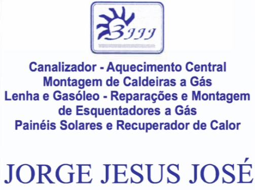 Jorge Jesus José - Canalização Água e Gás