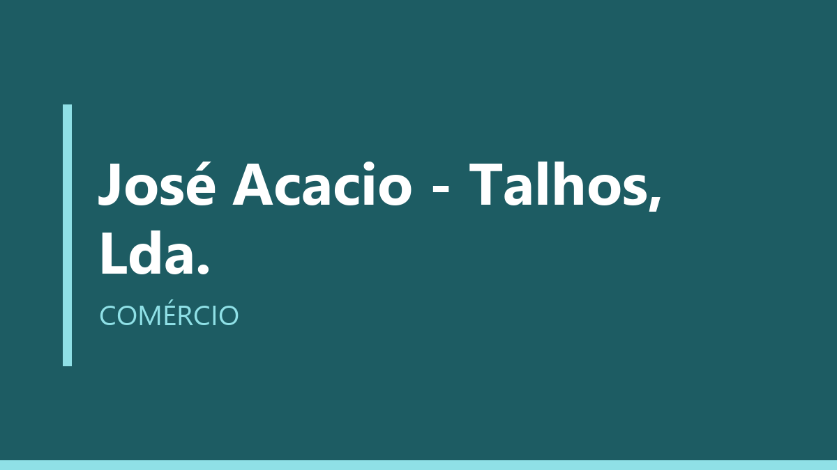José Acacio - Talhos, Lda.