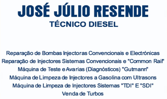 José Júlio Resende - Técnico Diesel