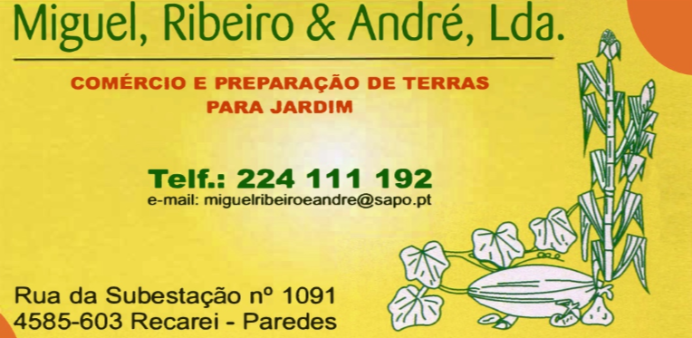 Miguel, Ribeiro & André - Comércio e Preparação de Terras para Jardim