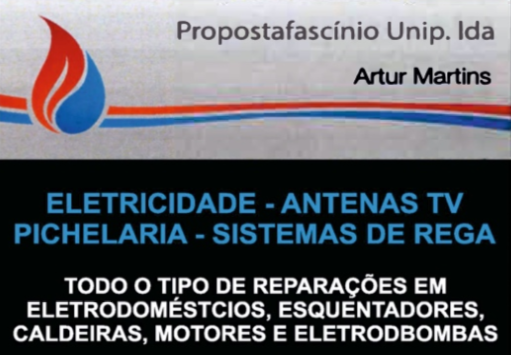 Propostafascínio Unip. Lda - Electricidade - Antenas TV - Pichelaria - Sistemas de Rega