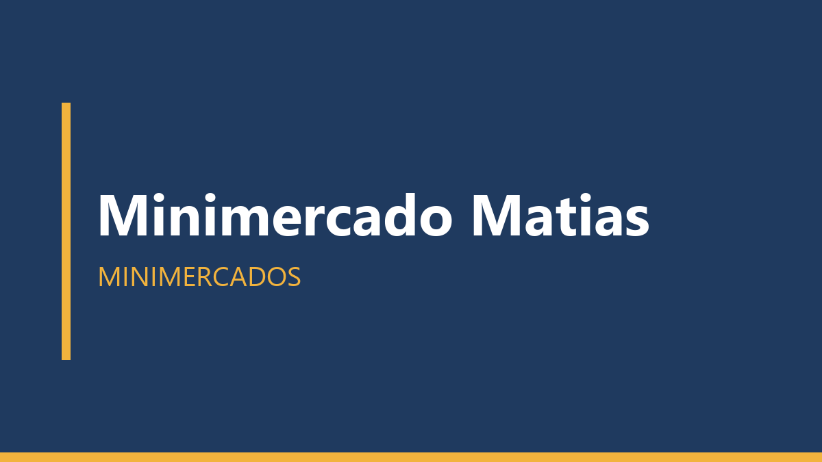 Minimercado Matias