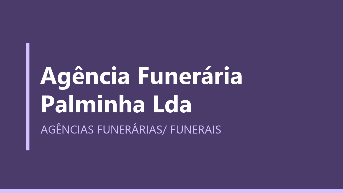 Agência Funerária Palminha Lda