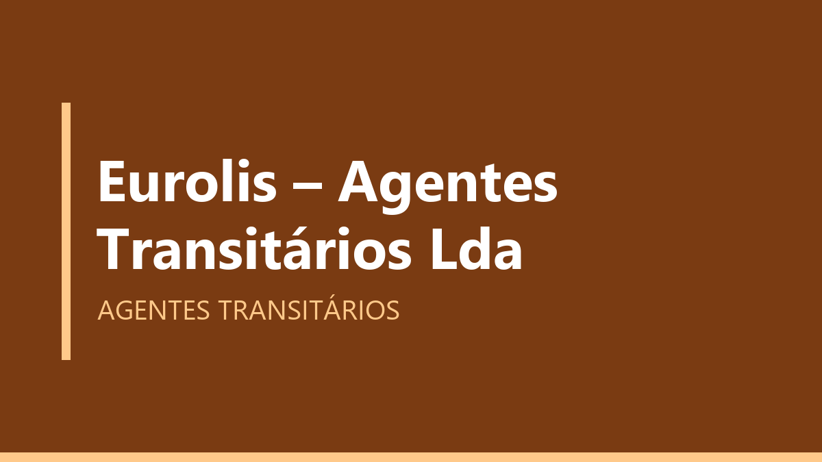 Eurolis – Agentes Transitários Lda
