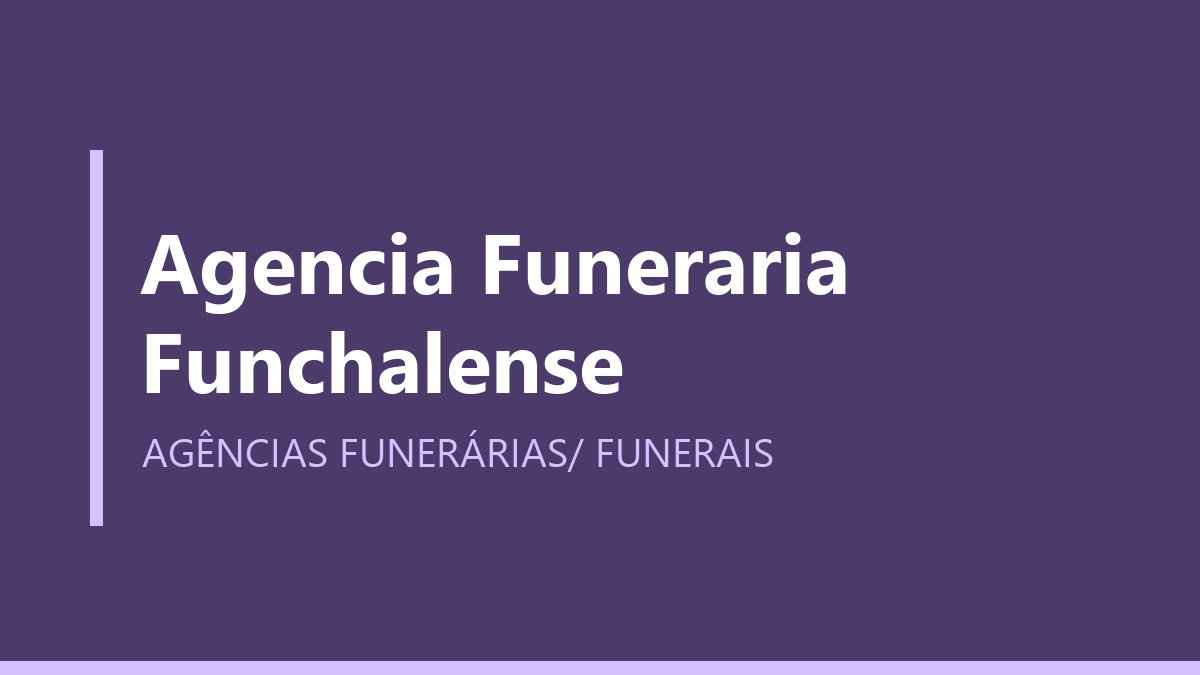 Agencia Funeraria Funchalense