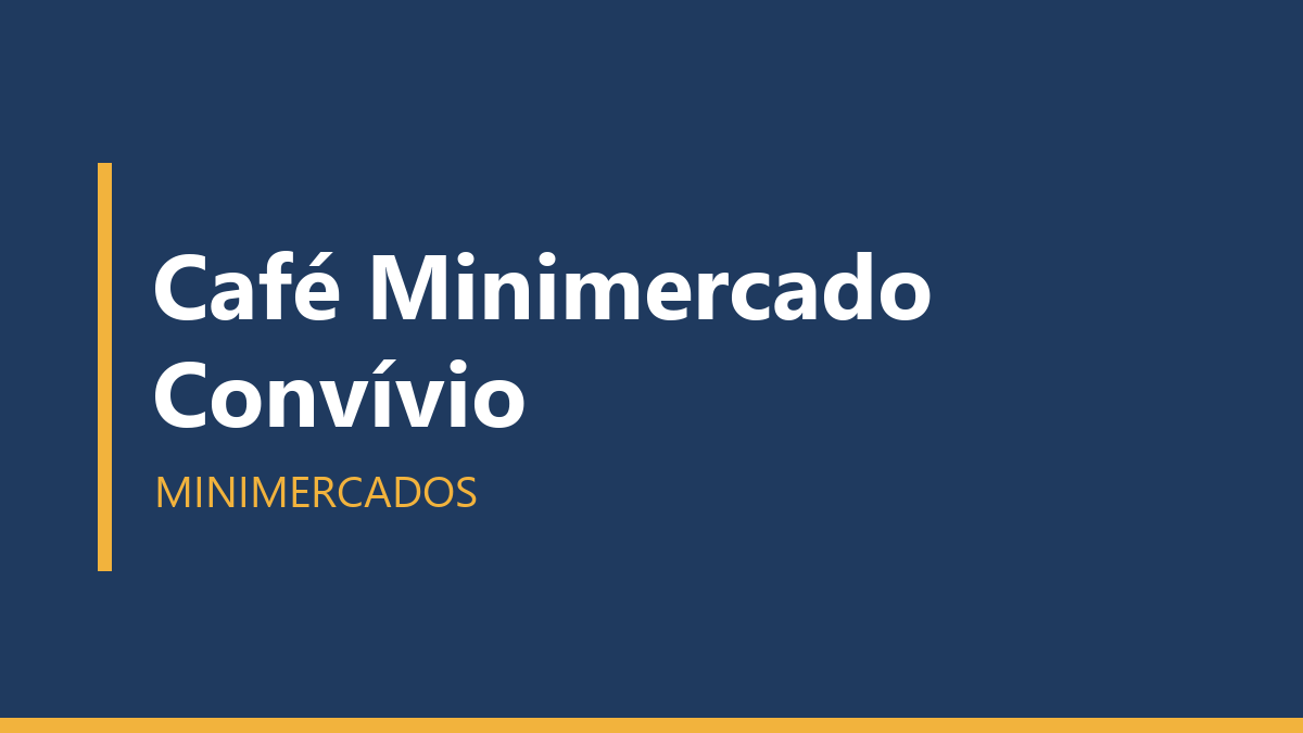 Café Minimercado Convívio