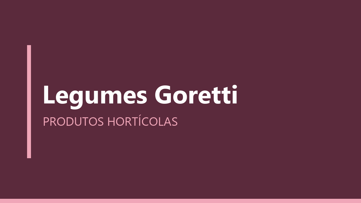 Legumes Goretti