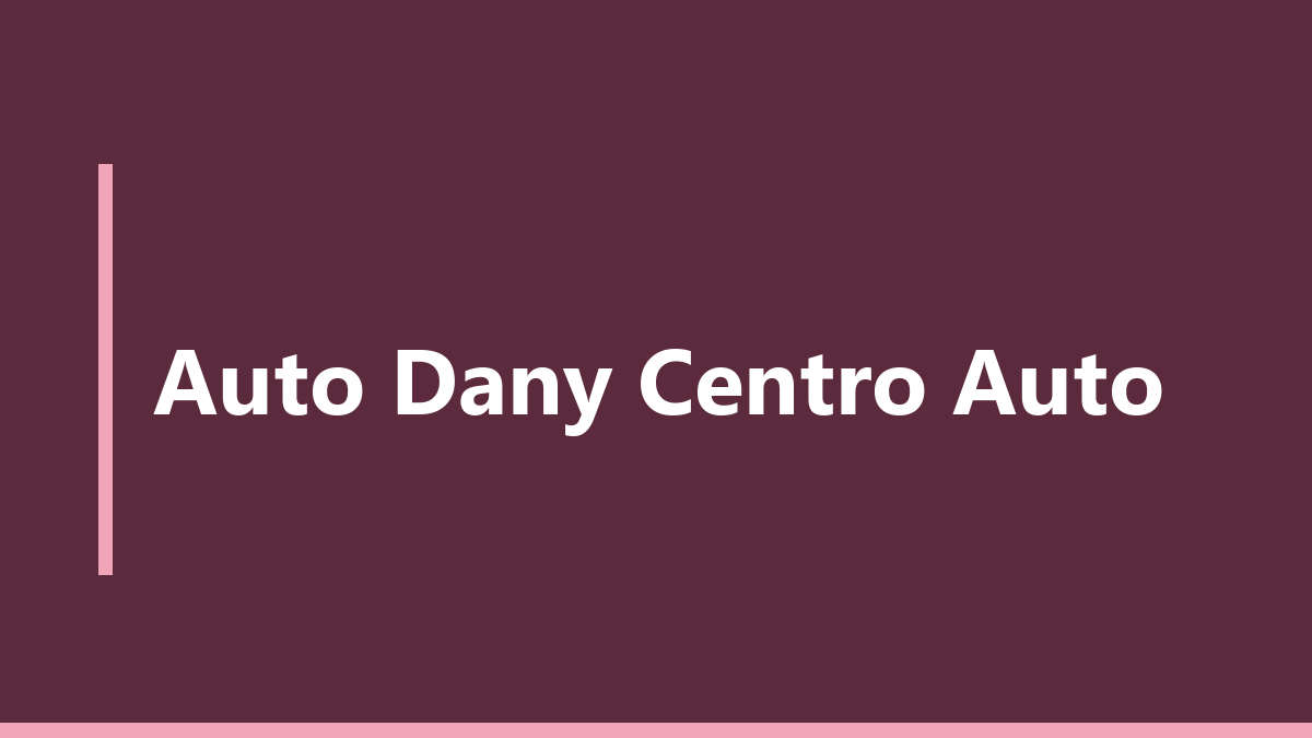 Auto Dany Centro Auto