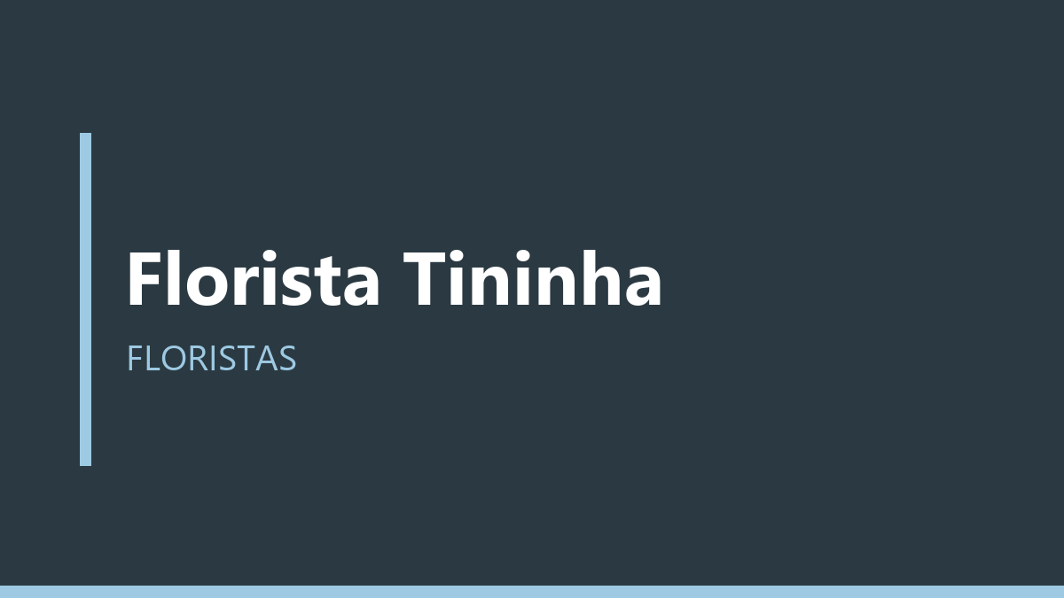Florista Tininha