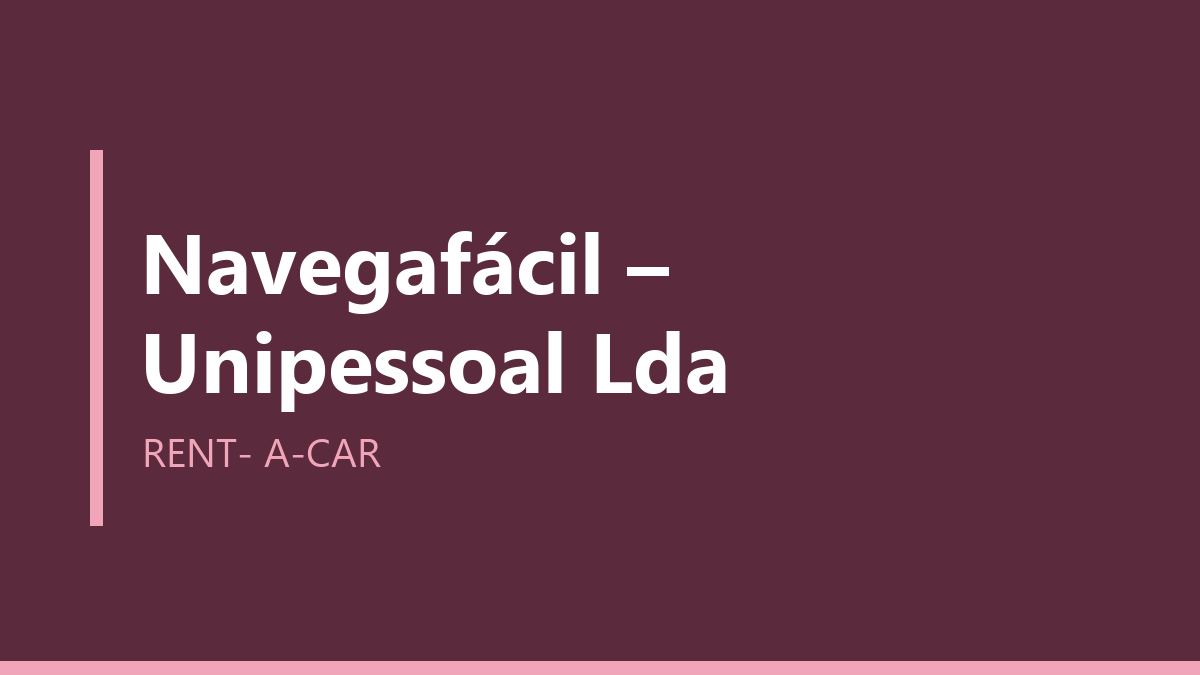 Navegafácil – Unipessoal Lda