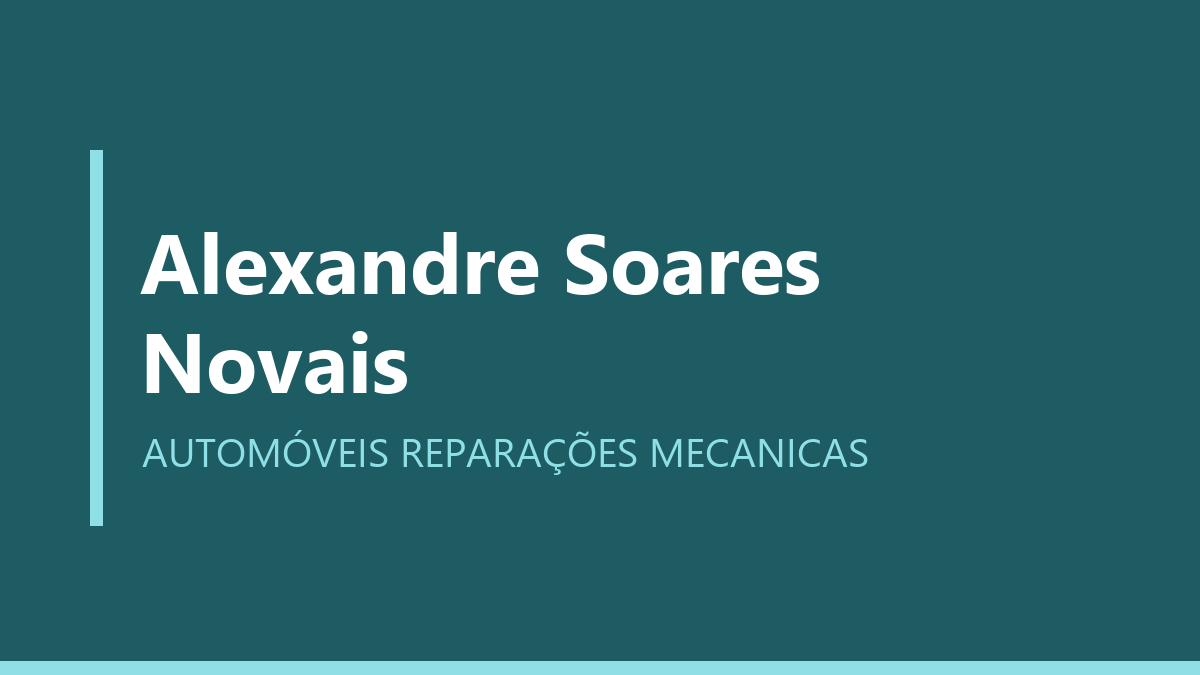 Alexandre Soares Novais
