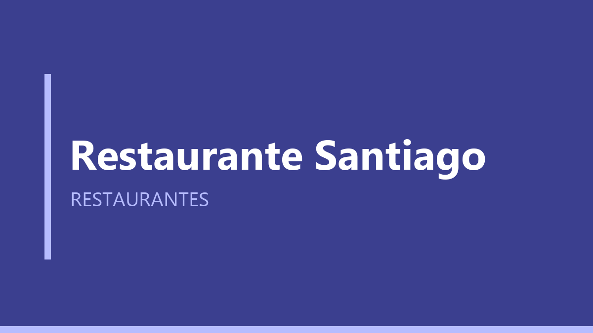 Restaurante Santiago