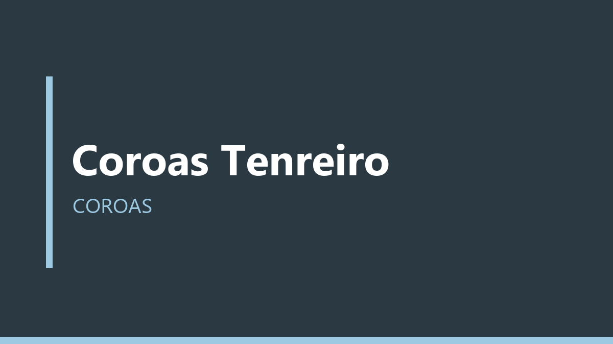 Coroas Tenreiro