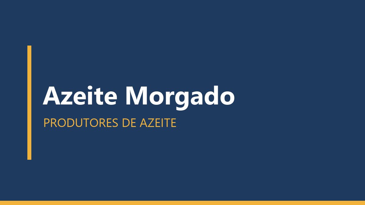 Azeite Morgado
