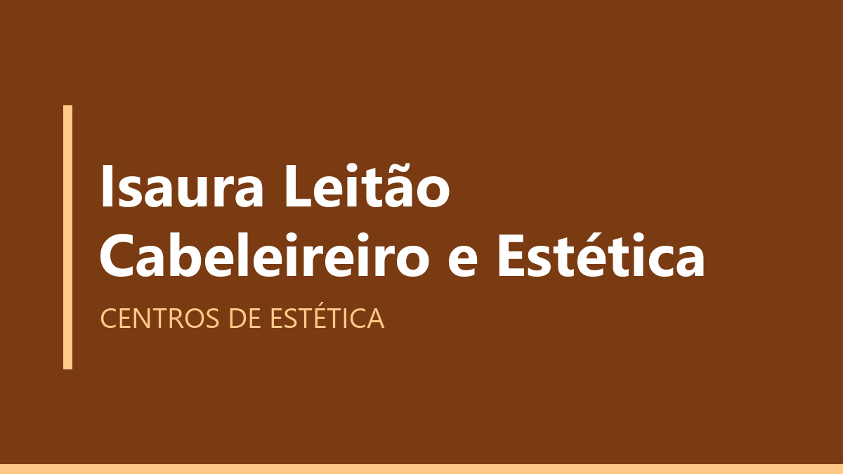 Isaura Leitão Cabeleireiro e Estética