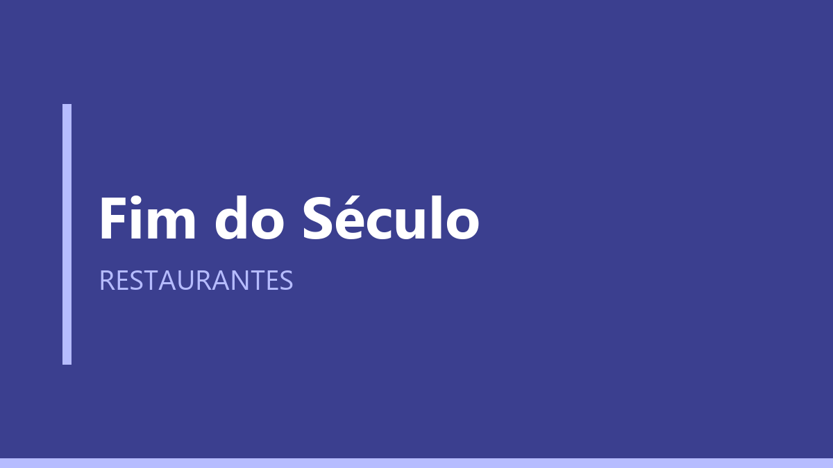 Fim do Século