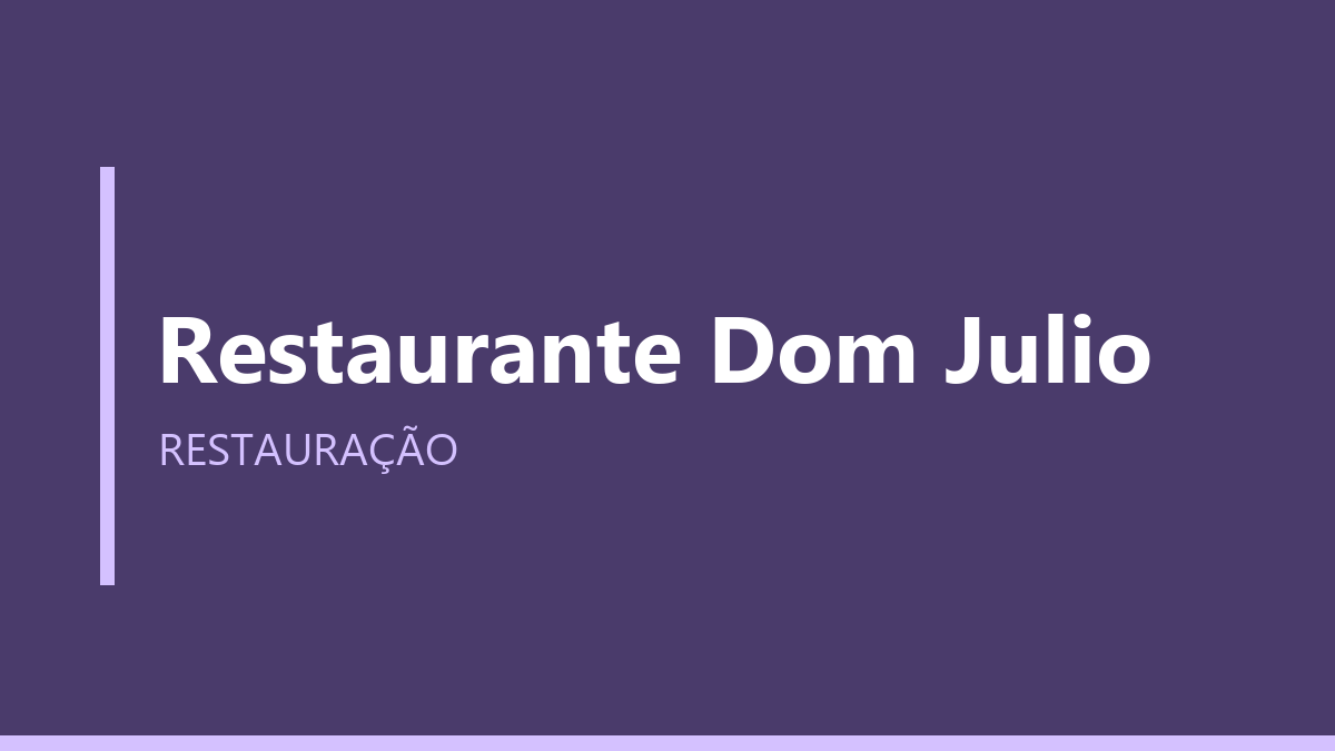 Restaurante Dom Julio