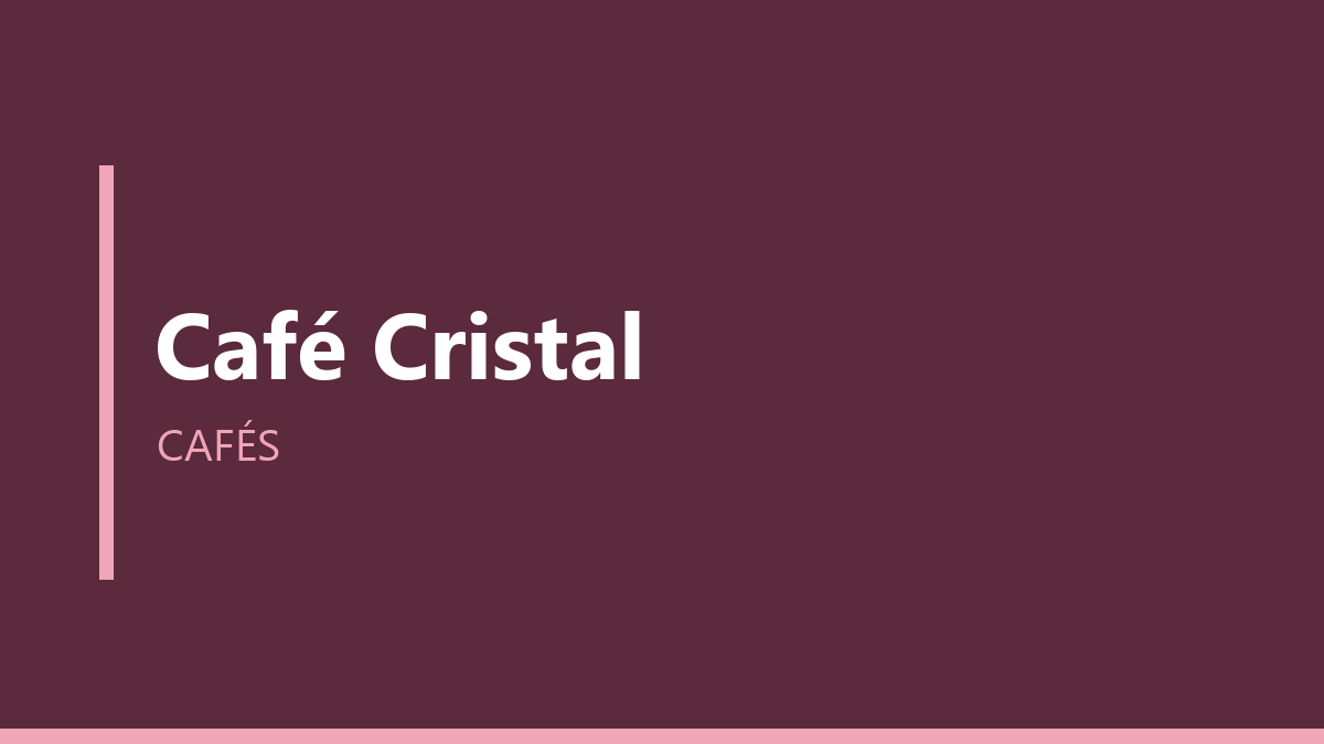 Café Cristal