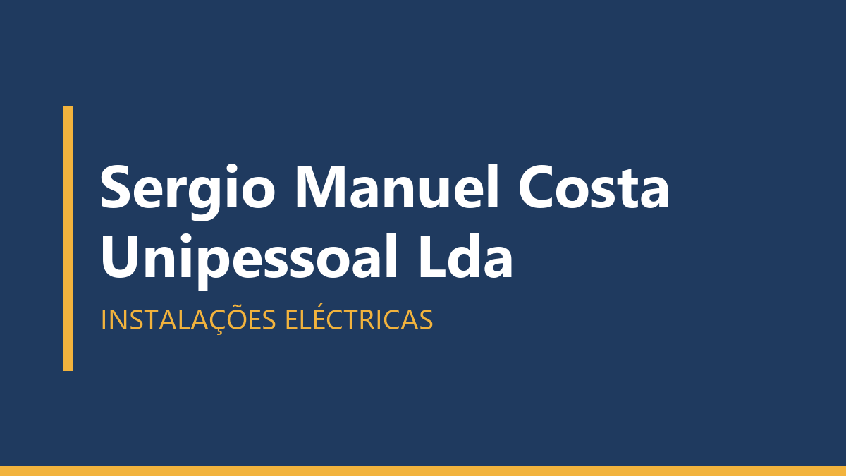 Sergio Manuel Costa Unipessoal Lda