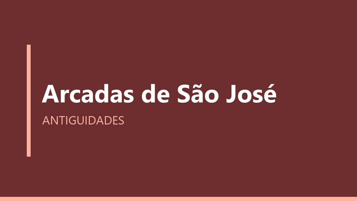 Arcadas de São José