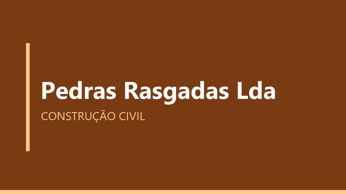 Pedras Rasgadas Lda